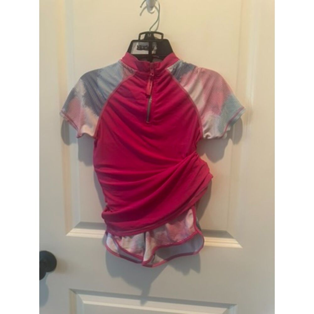Eddie Bauer Two Piece Swimsuit with Top and Shorts Size S 7/8
